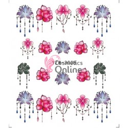 Stickere cu Apa pentru unghii cod YZW 3008